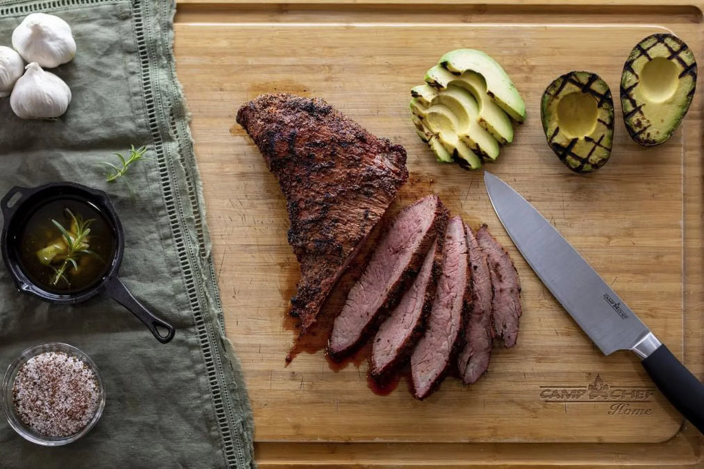 Camp Chef 26 Bamboo Cutting Board - , Channel Perimeter 18" x 26" Surface