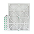 20x25x2  10 Pleated  Furnace Air Filters by Glasfloss Industries. ( 8 Pack ) Exact Size: 19-1/2 x 24-1/2 x 1-3/4