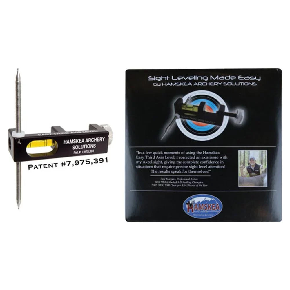 Hamskea 106001 Easy Third Axis Target Sight Level and Instructional  Combo