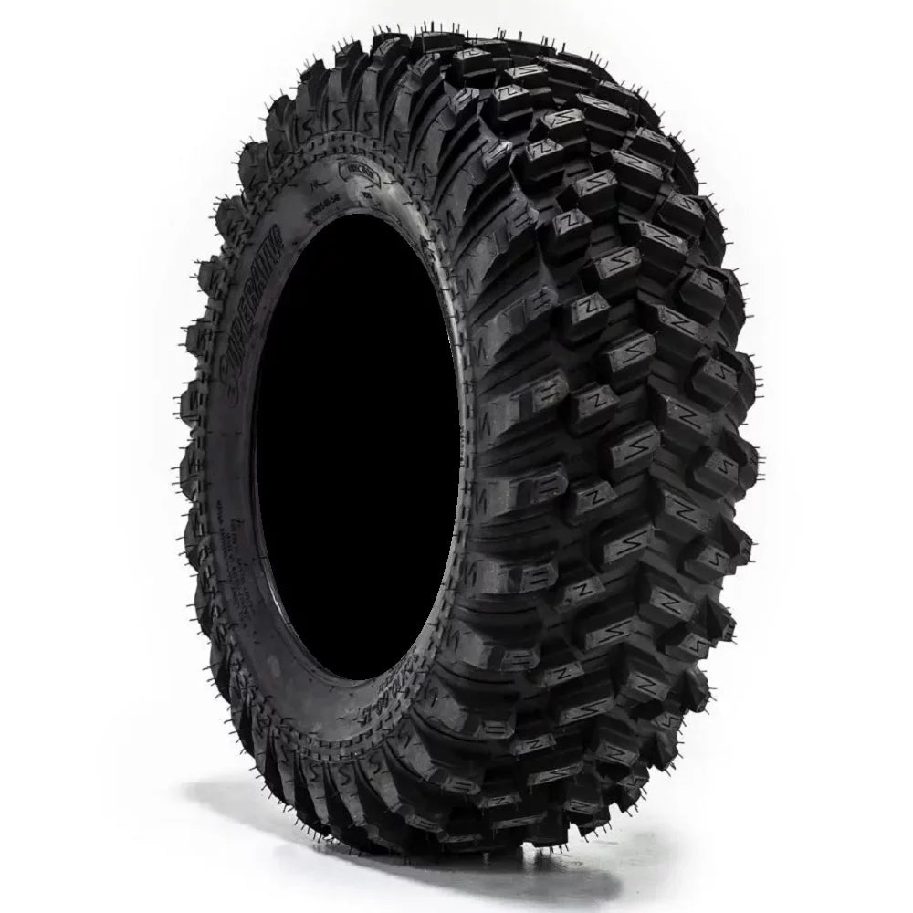 Fuel Maverick 15" Wheels Black 30" Warrior  Sticky Tires Kawasaki Teryx Mule