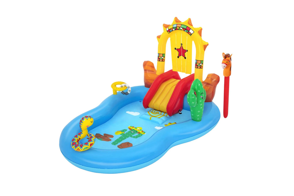 ! Wild West Inflatable Kids Water Play Center 8' Wide
