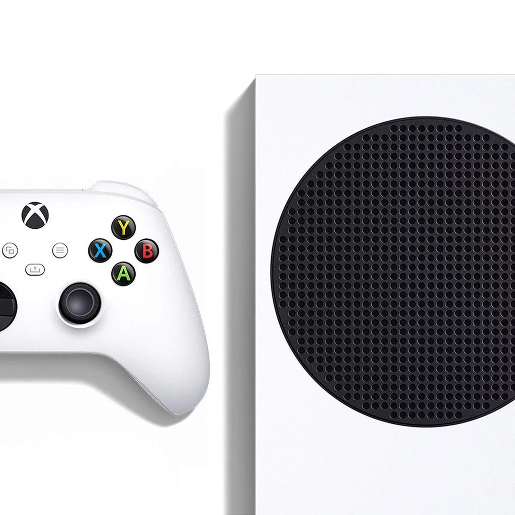 Microsoft Xbox Series  512GB white Gaming Console +  Earbuds With Microphone   Bundle Used
