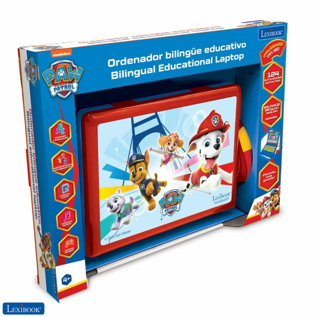 Lexibook Paw Patrol Educational and Bilingual Laptop Spanish/English