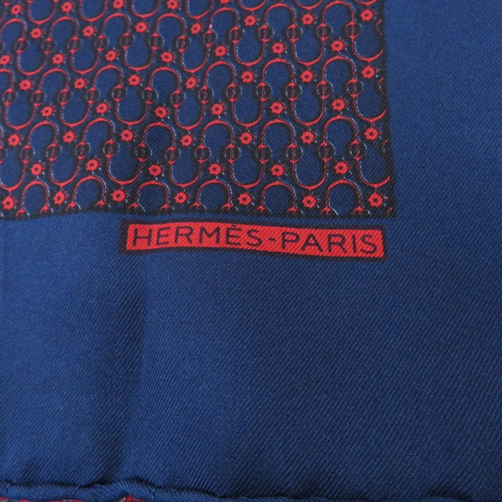 Pre-Owned Hermes Carré 45 neckerchief scarf muffler silk ladies  (Good)