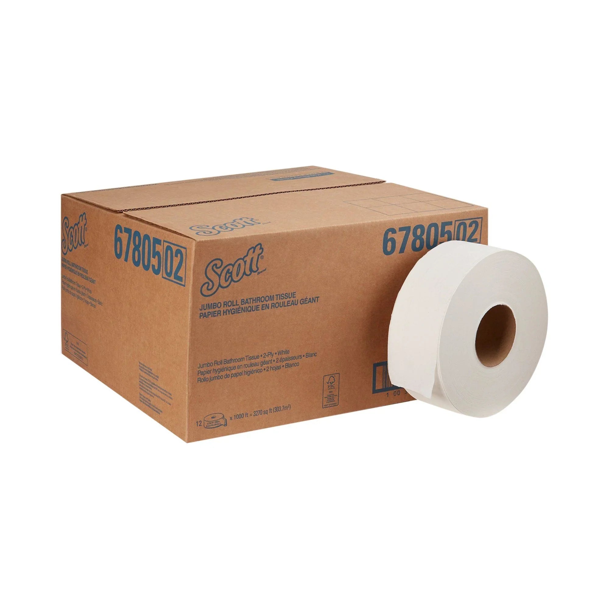 Scott Essential Jumbo Roll Toilet Paper (/12)