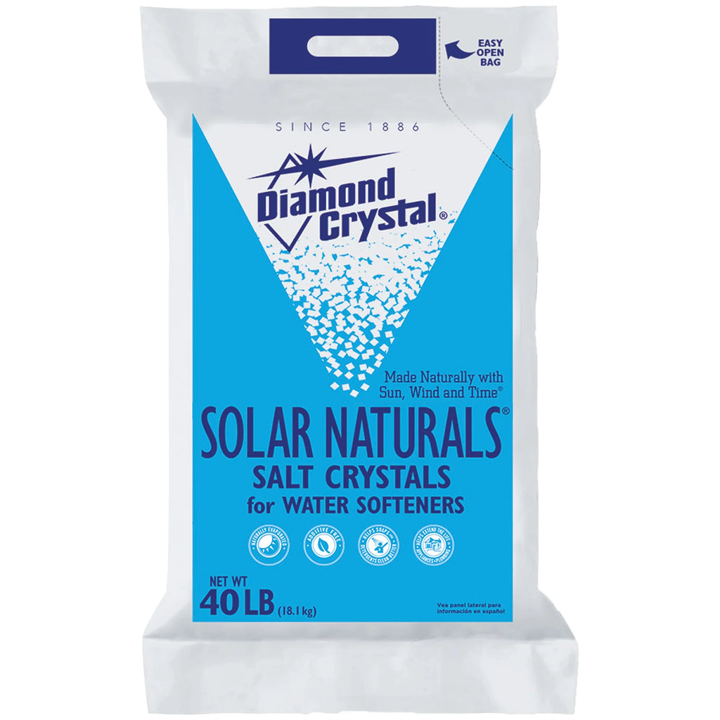 Diamond Crystal? Solar Naturals? Salt Crystals for Water Softeners 40 lb. Bag