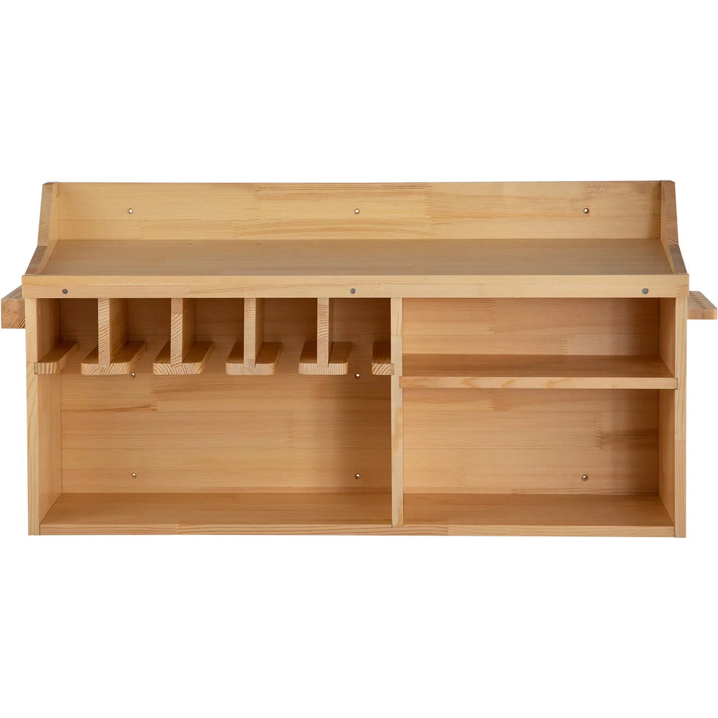 Power Tool Organizer Drill Wall Tool Holder 5 Slots 4-shelf Wall Mounted