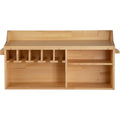 Power Tool Organizer Drill Wall Tool Holder 5 Slots 4-shelf Wall Mounted