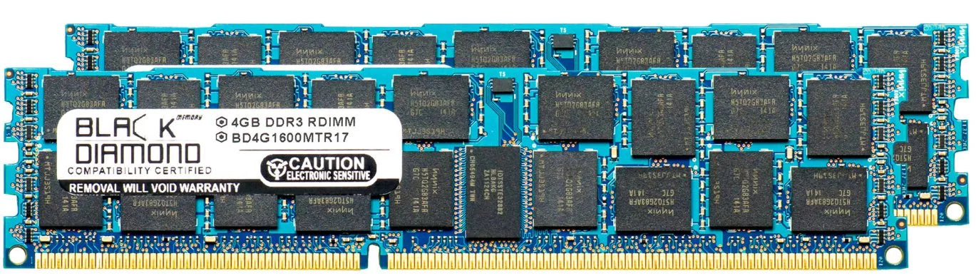 8GB 2X4GB Memory  for Compaq   Series Workstations  Workstation   Registered  240pin -12800 1600MHz Black Diamond Memory Module Upgrade