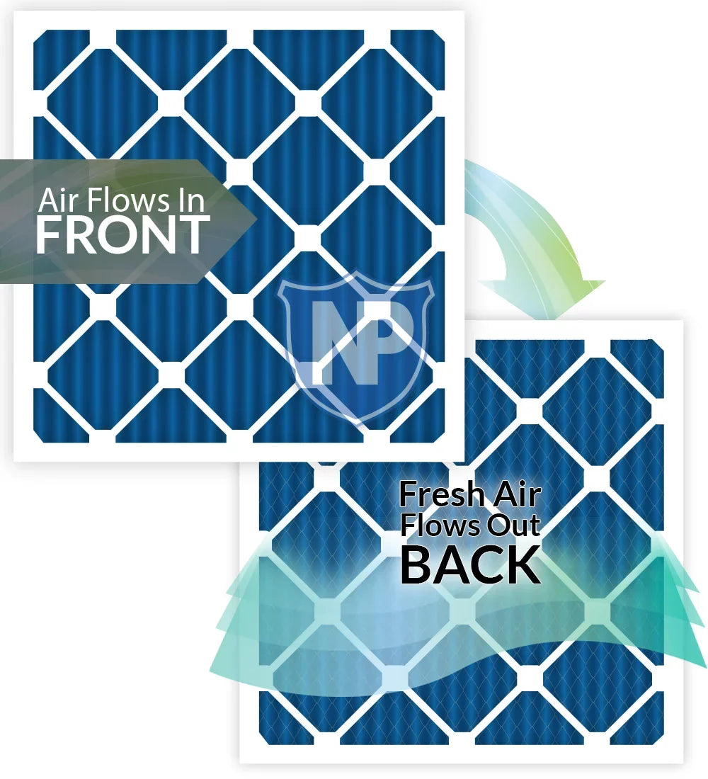 Nordic Pure 16x30x2 Pleated  7 Air Filters 3 Pack