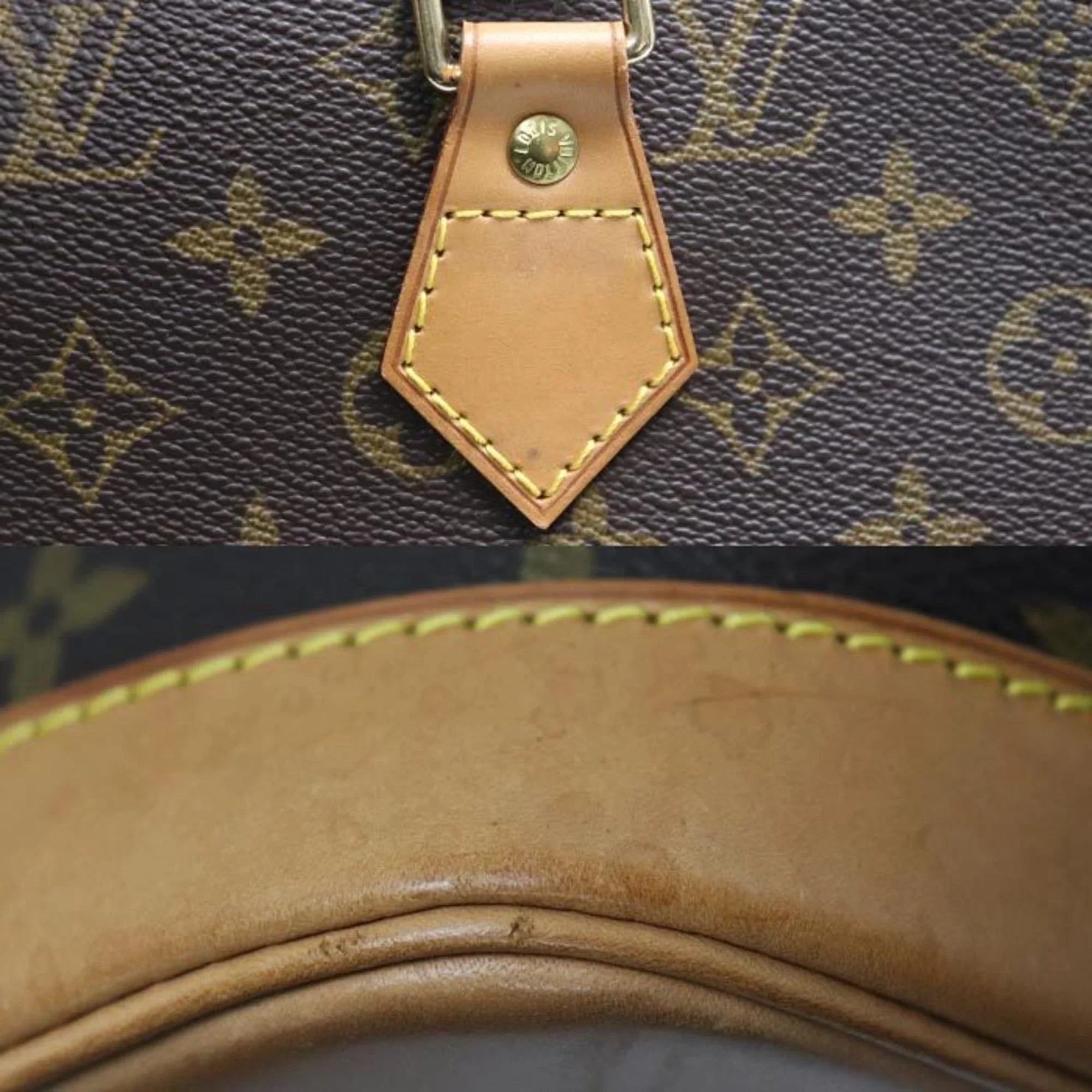 Pre-Owned   Alma Handbag Monogram Brown   Women's (Good)