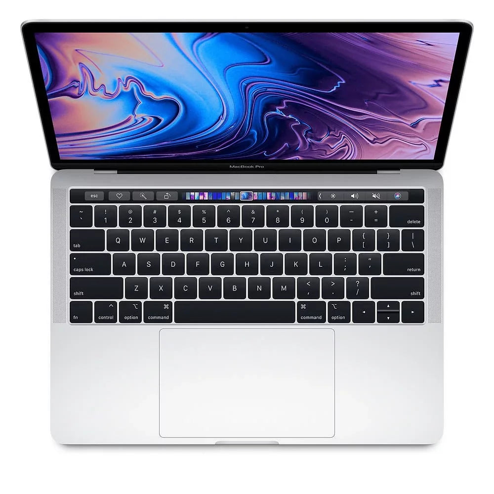 Apple  Grade Macbook Pro 13.3-inch (Retina, Silver, Touch Bar) 2.8Ghz Quad Core i7 (2019) / 128GB  16GB Memory 2560x1600 Display Mac  Big Sur Power Adapter Included