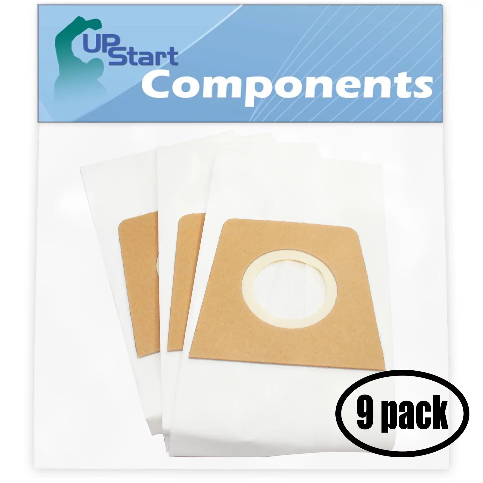 27 Replacement for Dirt Devil Featherlite Bagged Upright (Light Green)  Vacuum Bags - Compatible with Dirt Devil 3920047001, 3920048001, Type  Vacuum Bags (9 Pack - 3 Vacuum Bags per Pack)