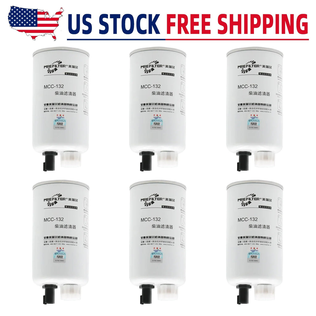 6pcs  Fuel Filter Water Separator for 33732  86732 Napa 3732