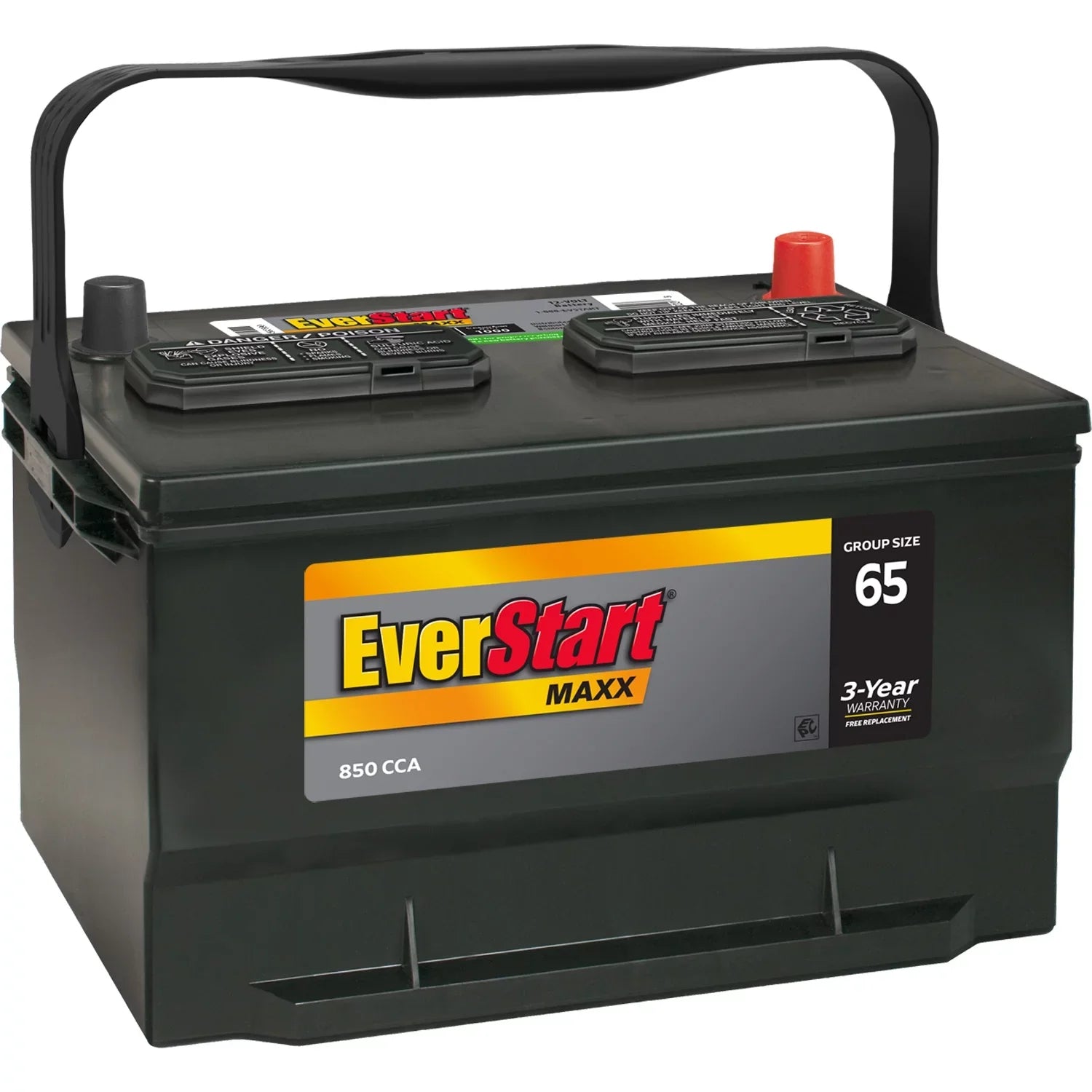 EverStart Maxx Lead Acid Automotive Battery, Group Size 65 12 Volt 850