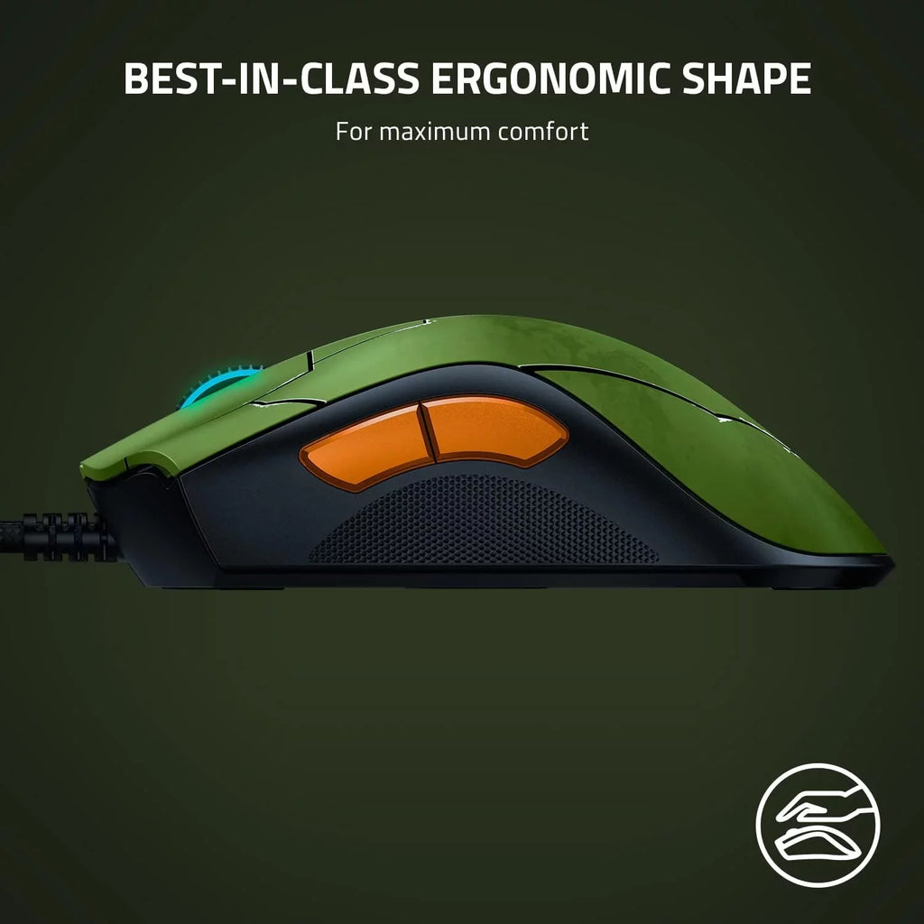Razer DeathAdder  Gaming Mouse Halo Infinite Edition Certified Refurbished
