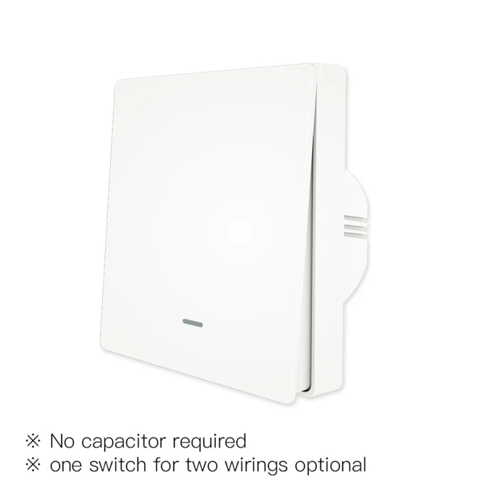 Tuya ZigBee Smart Light Switch with/without Neutral Wire No Capacitor Needed Smart Life 2/3 Way Works with Alexa Google 2mqtt