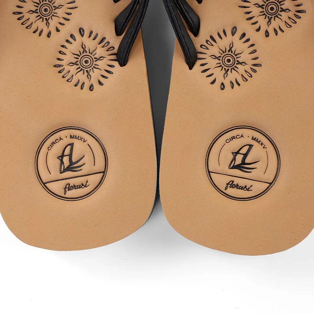 Livi Life Women's Indoor or Outdoor Casual Walking Flip Flop Sandals (Black)
