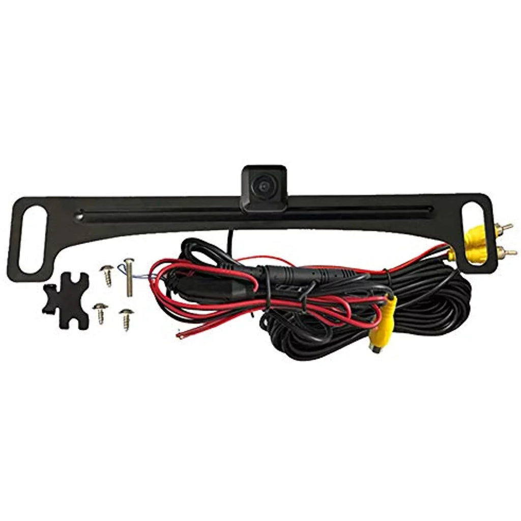 Voxx   Wide Angle License Plate Mounted Backup Camera with Parking Lines