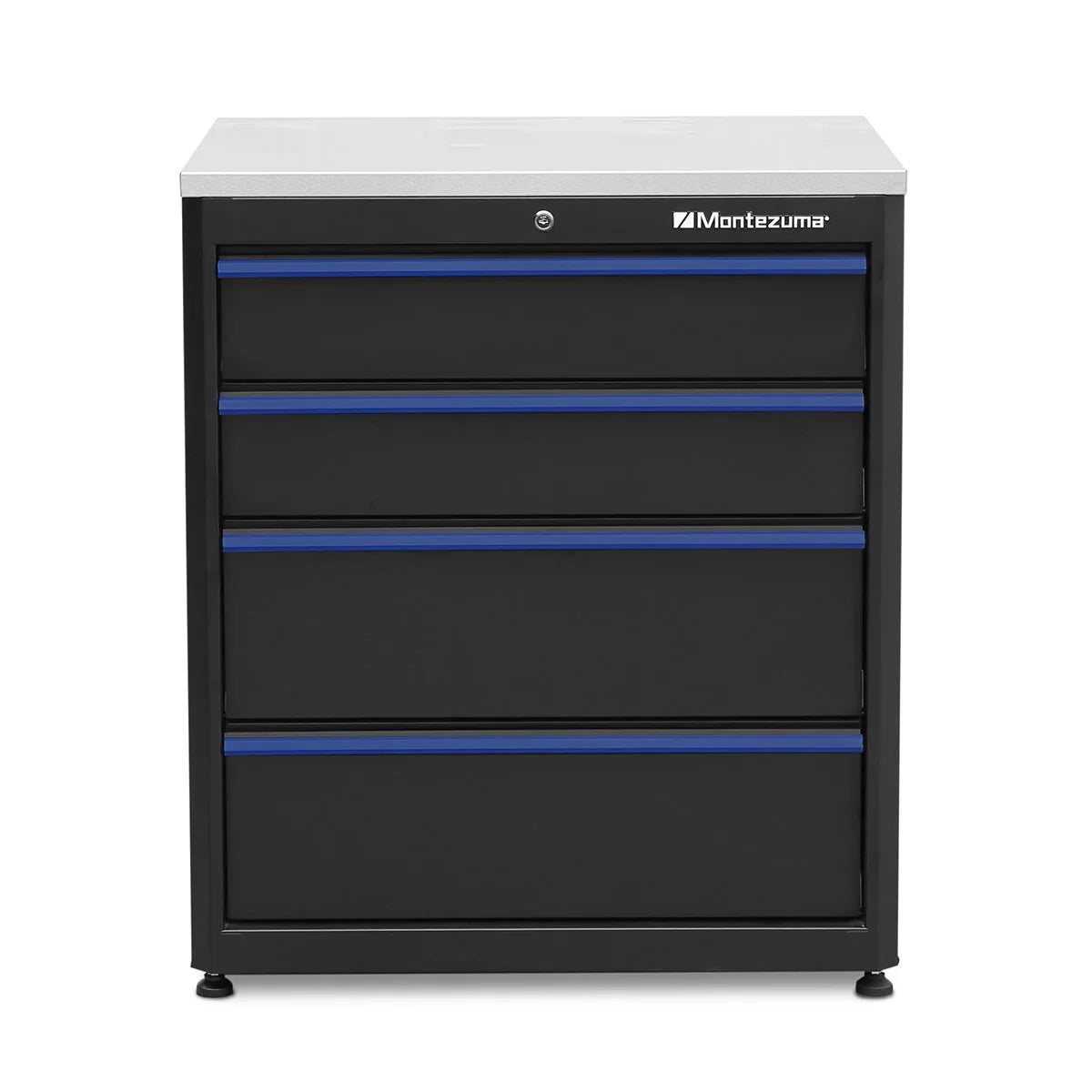 Montezuma Garage Tool Storage System 30.5 x 24" Locking Workbench, Black