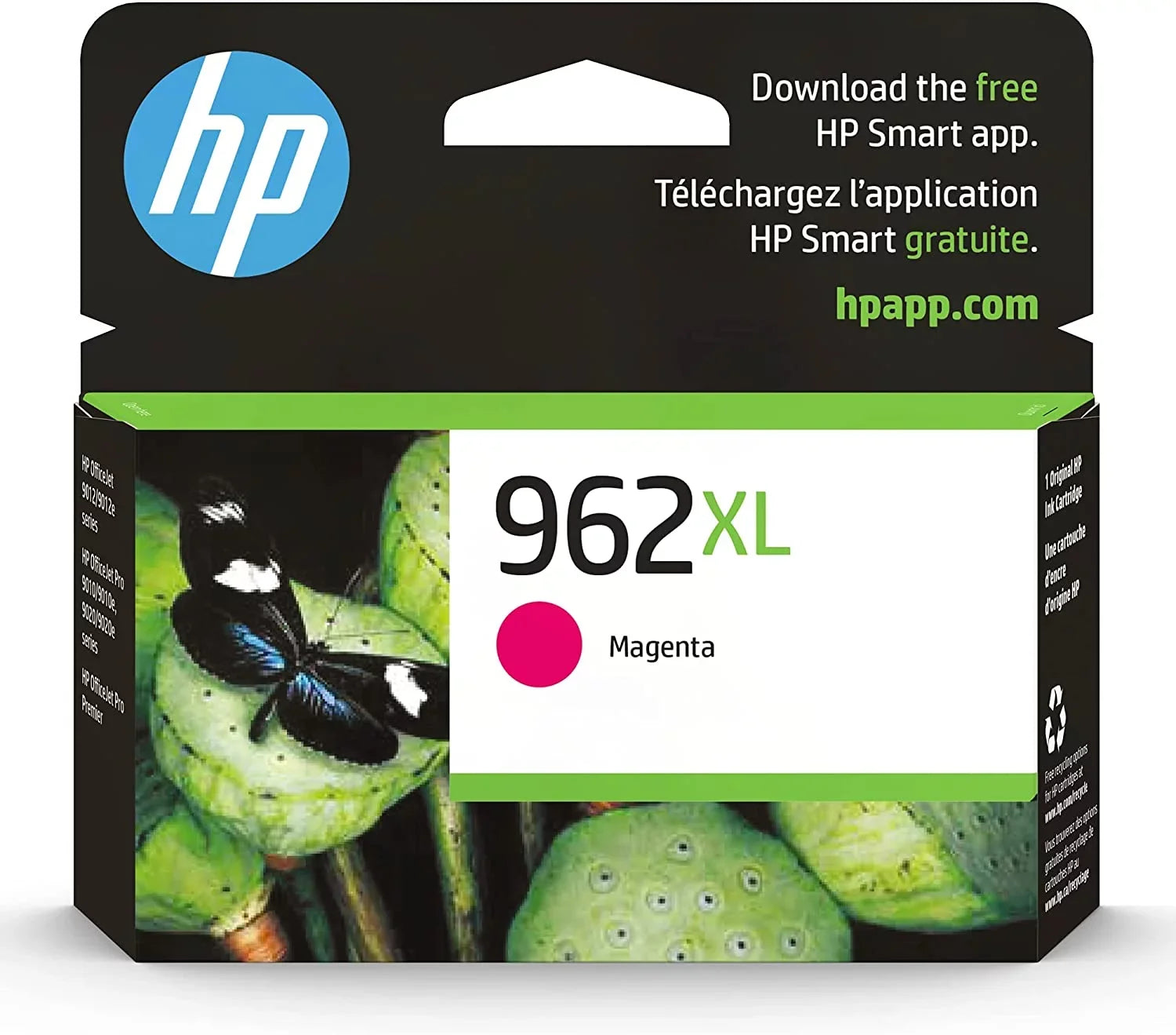 Original  962XL color Combination 1 each (962XL Cyan, 962XL Magenta, 962XL Yellow)  962 color (3JA00AN, 3JA01AN, 3JA02AN)