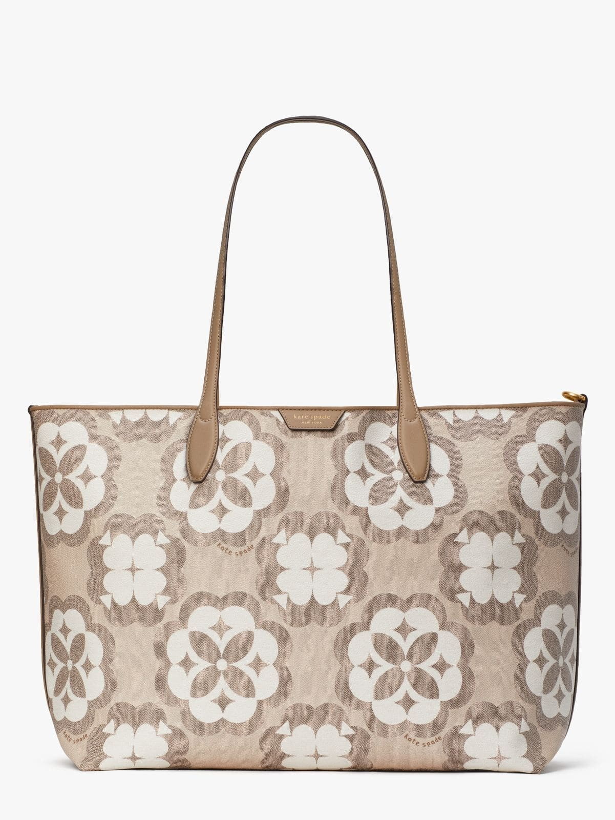 Spade Flower Monogram Sutton Large Tote