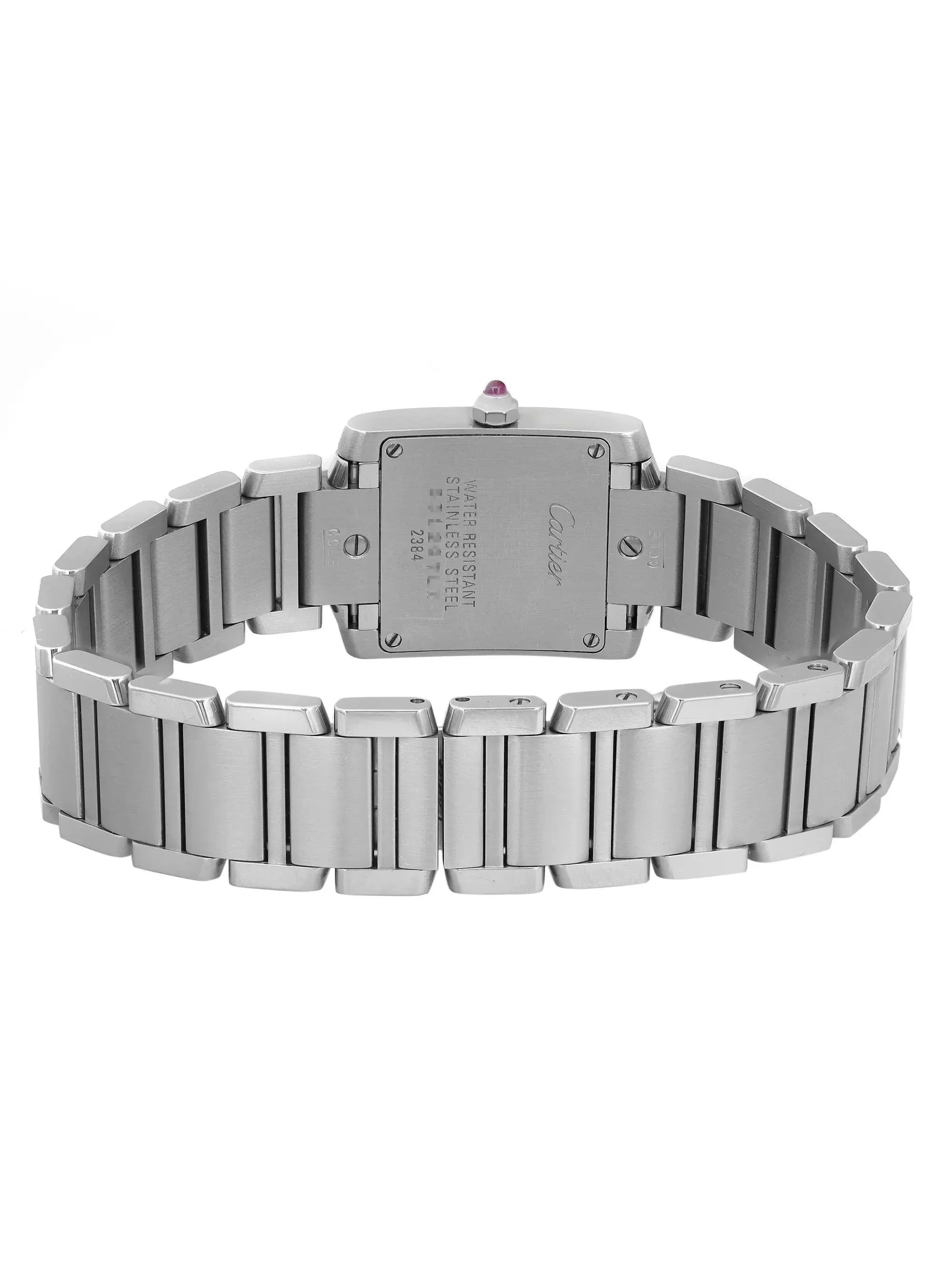 Pre-owned Cartier Tank Francaise 20mm Steel Lady Quartz Watch  (Good)