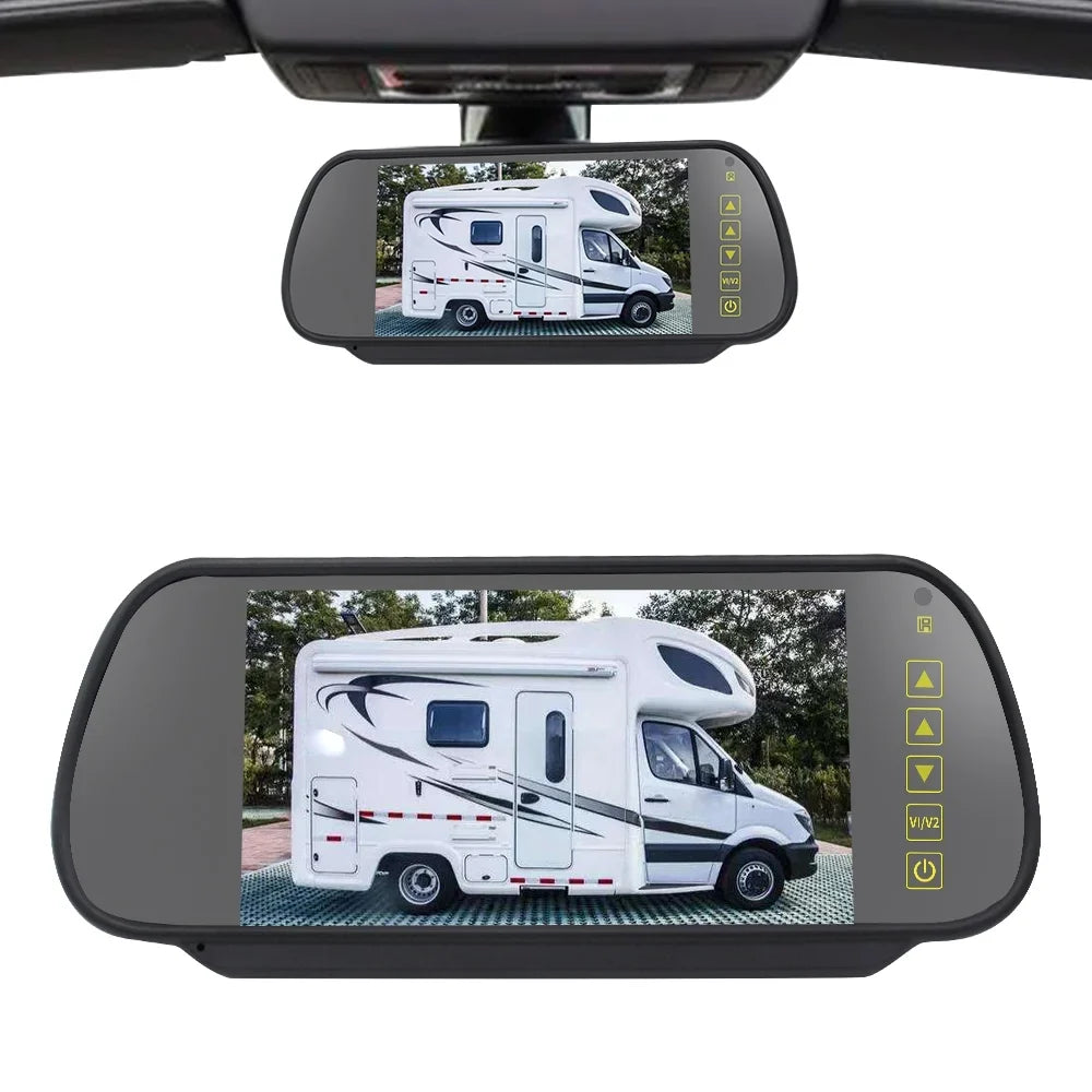 Dazzduo Brake Light Backup Camera, 7 in for Parking  Camera  Backup Vans Crafter Light Sprinter Fesjoy 7 Sazoley with Monitor Brake 7 Mercedes-Benz  7 Compatible , 7  Dabey Mercedes-