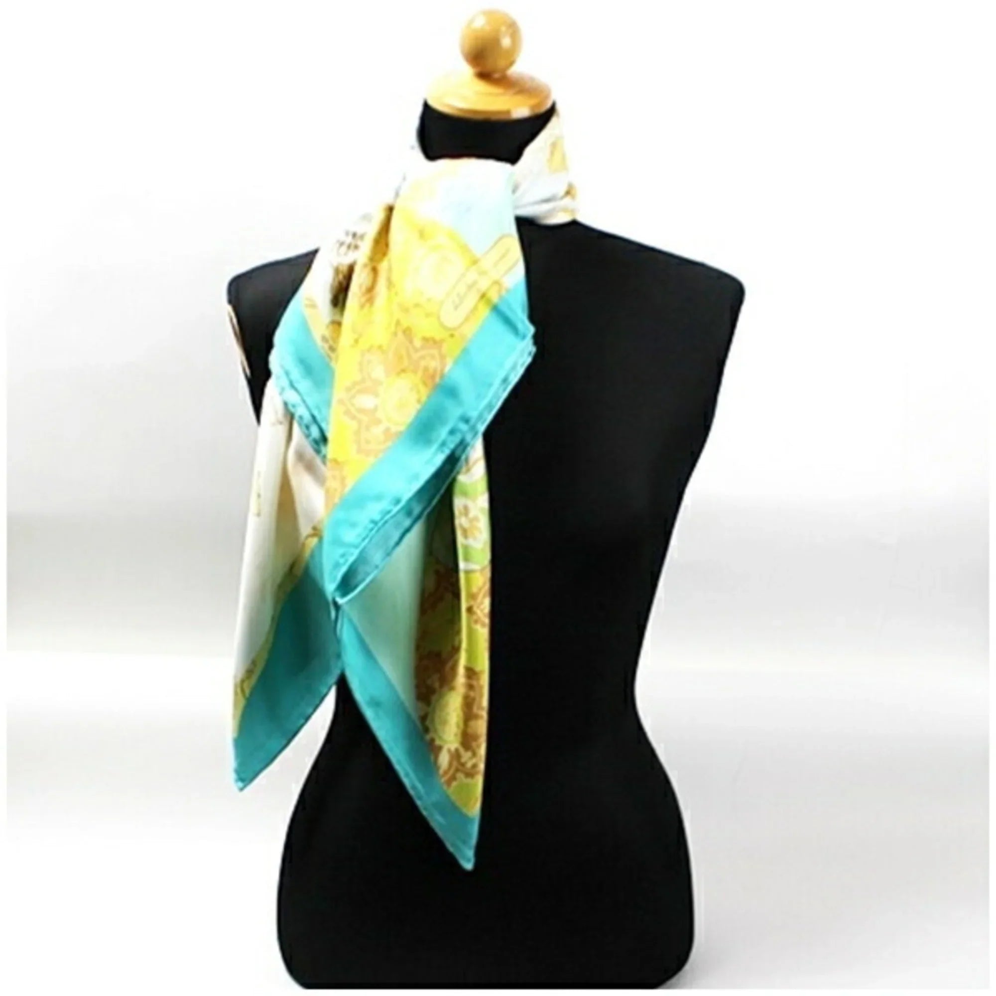 Pre-Owned Salvatore Ferragamo Silk Scarf Muffler Women's Tapestry (Like New)