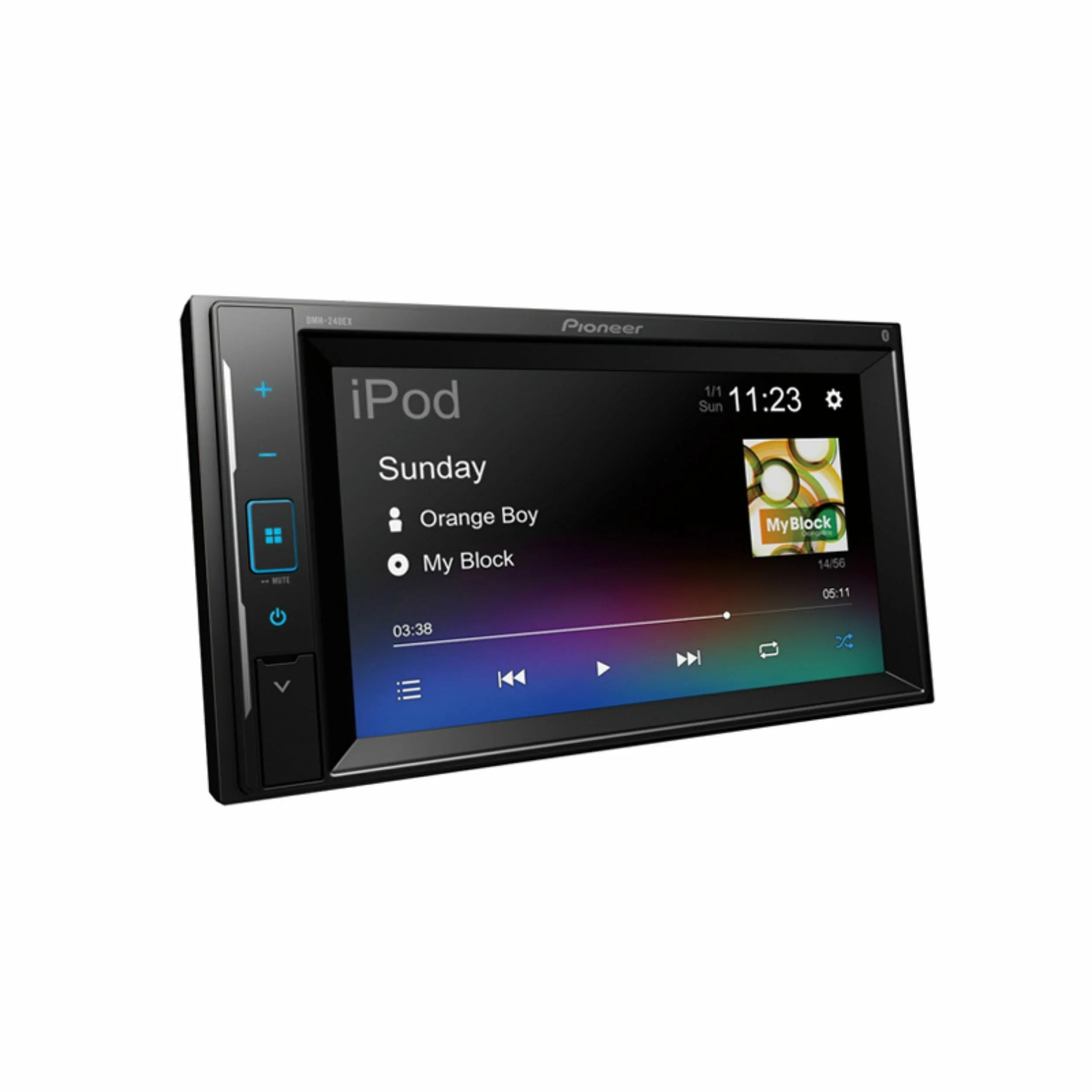 Pioneer -240EX 2- Bluetooth Digital Media Receiver with 6.2 - inch Touchscreen - Black