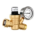 Andoer Valve,Reducer With 0-160psi With 0-160psi And Valve -free Brass 0-160psi And Inlet And Inlet Screened Inlet Screened Filter Brass Adjustable Water Huiop Valve -free Brass Water Pressure