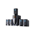beFree Sound -520 5.1 Channel Bluetooth Surround Sound Speaker System in Black and Blue