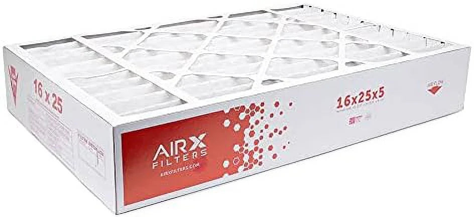 16X25x5  8  Furne Air Filter Replement For   , Dust 2-Pk, Made In The