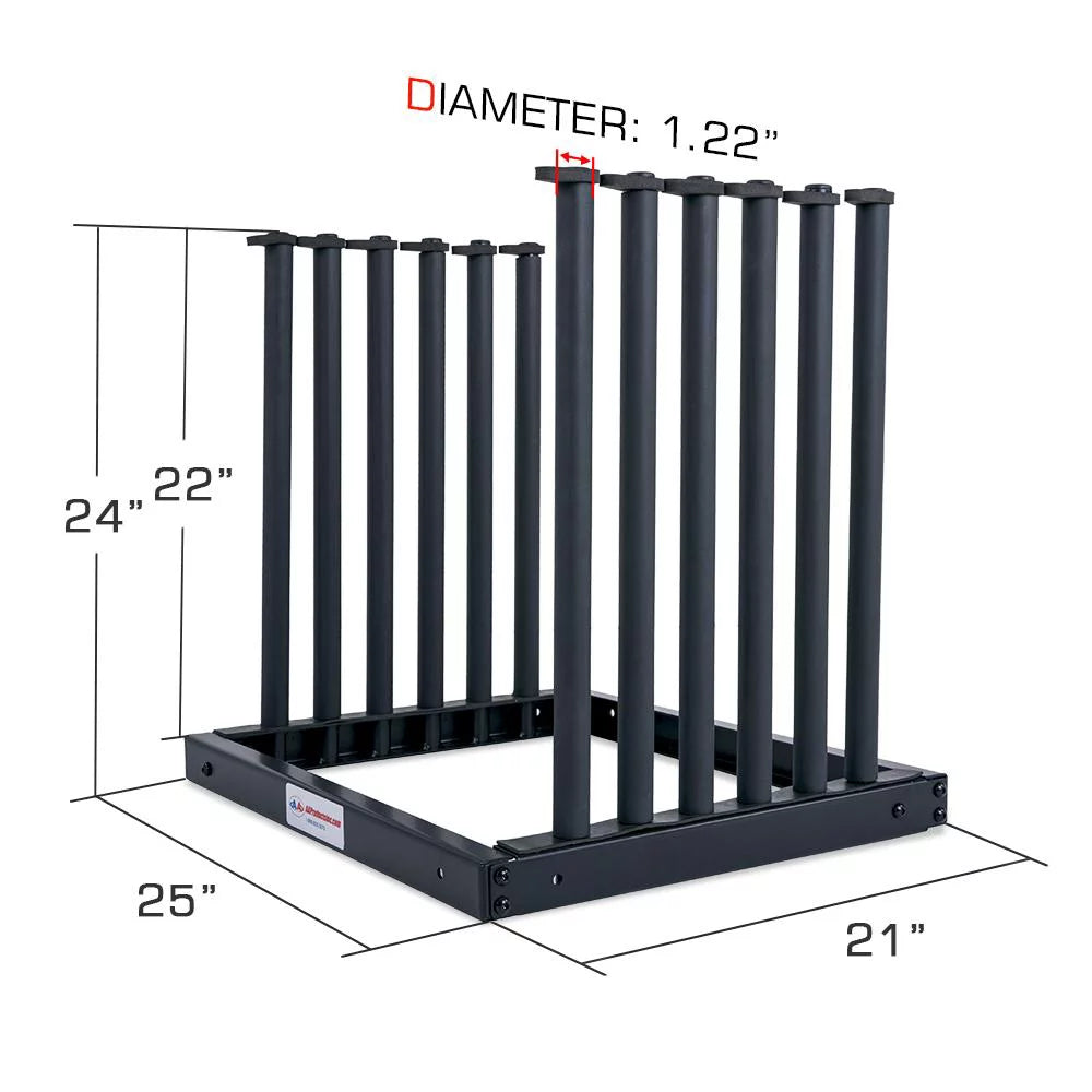'-Racks  Windshield Rack with Quality Foam Pads Auto Glass Truck Cargo Management Rack with 22 Inch High Masts (5 Lite Slot Rack)