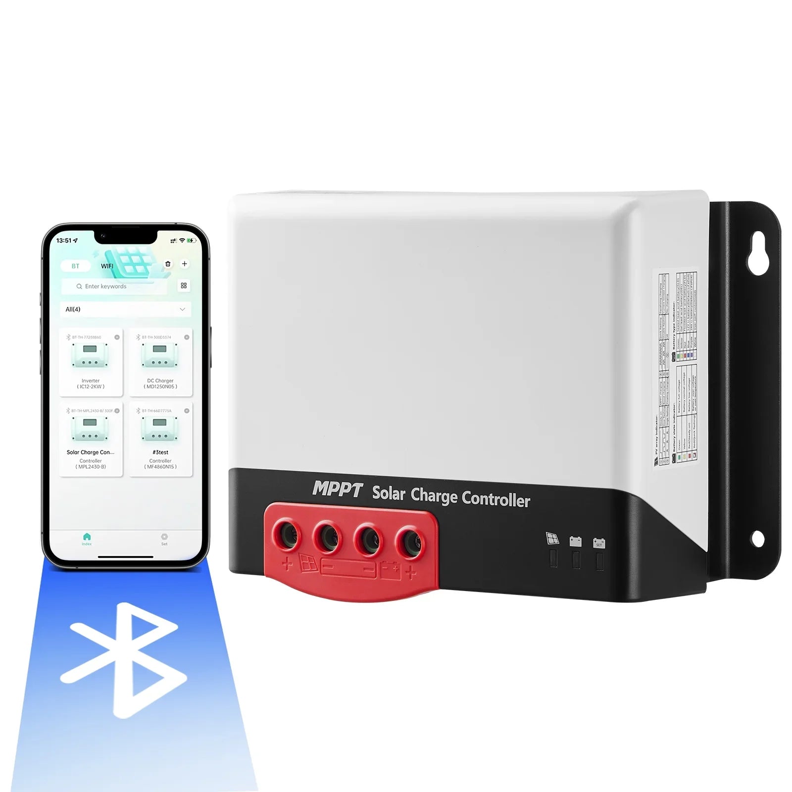 Solar Charge Controller 40 Amp 12V/24V Car Solar Panel Controller