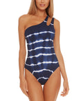 Becca by Rebecca Virtue  Iconic Asymmetrical One-Piece Swimsuit,  Large