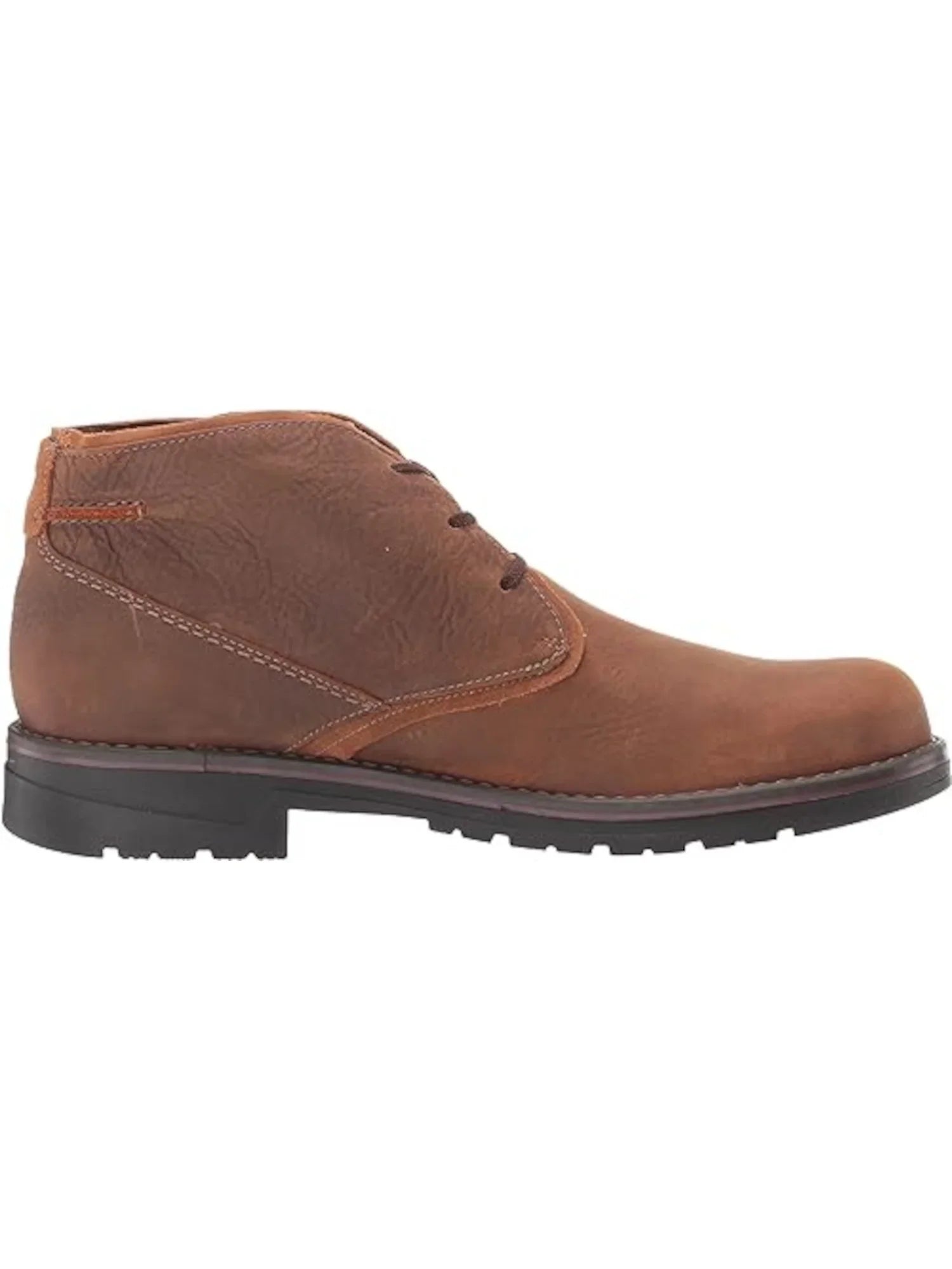 Mens Brown Water Resistant Cushioned Removable Insole Morris Peak Round Toe Lace-Up Chukka Boots 8