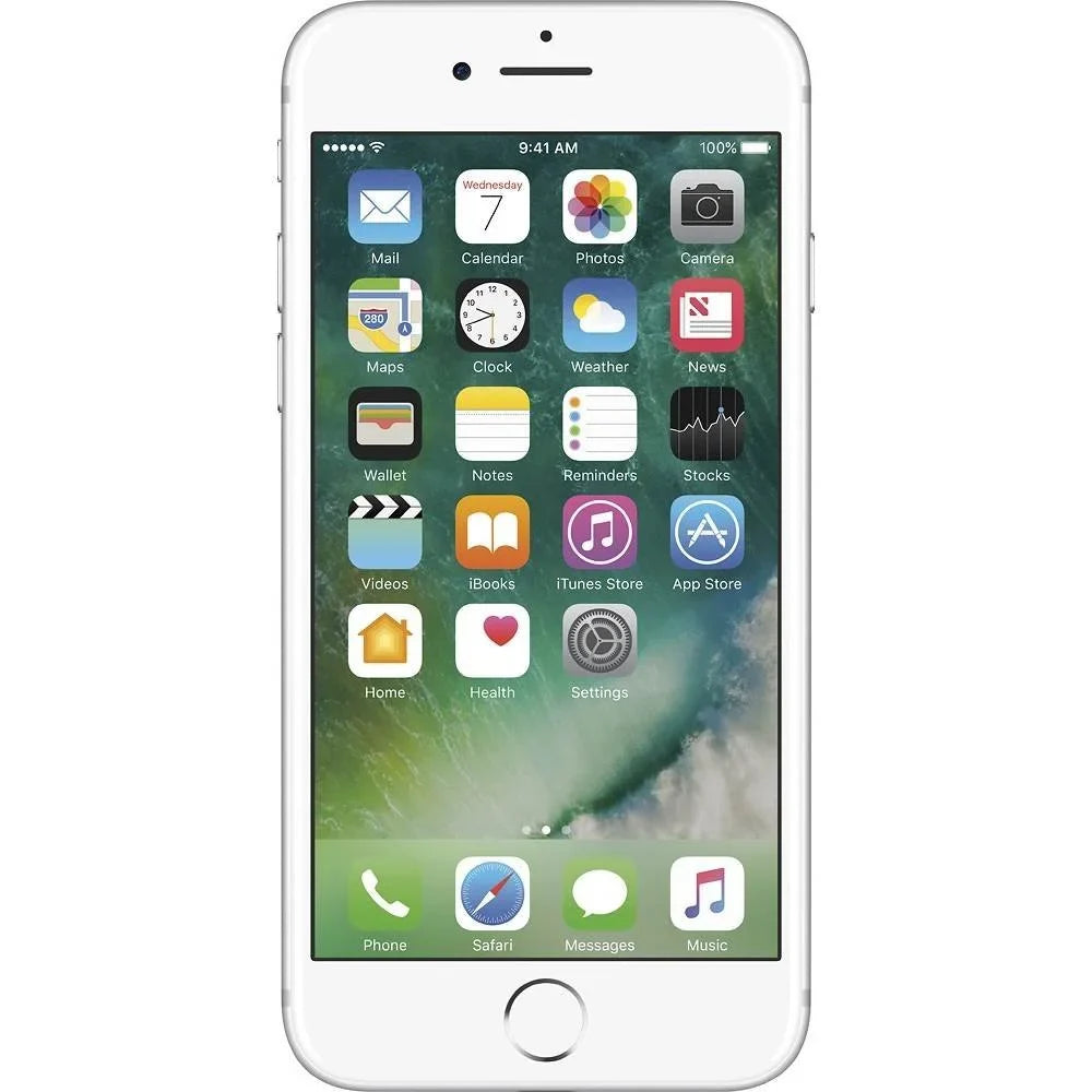 Pre-Owned Apple iPhone 7 - Carrier Unlocked - 128GB Silver (Good)