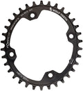 Wolf Tooth Elliptical 104  Chainring - 34t, 104 , 4-Bolt, Drop-Stop , Black