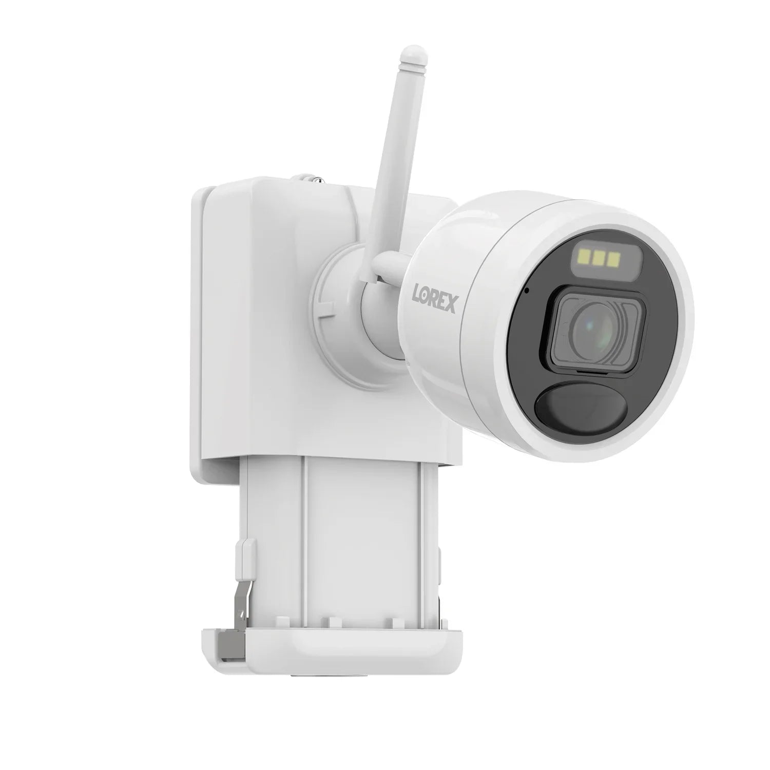 Lorex 2K 4.0- 8-Camera-Capable 32-  System with 4 Outdoor Wi-Fi Battery Security Cameras, White, -4AA4-, -4AA4-