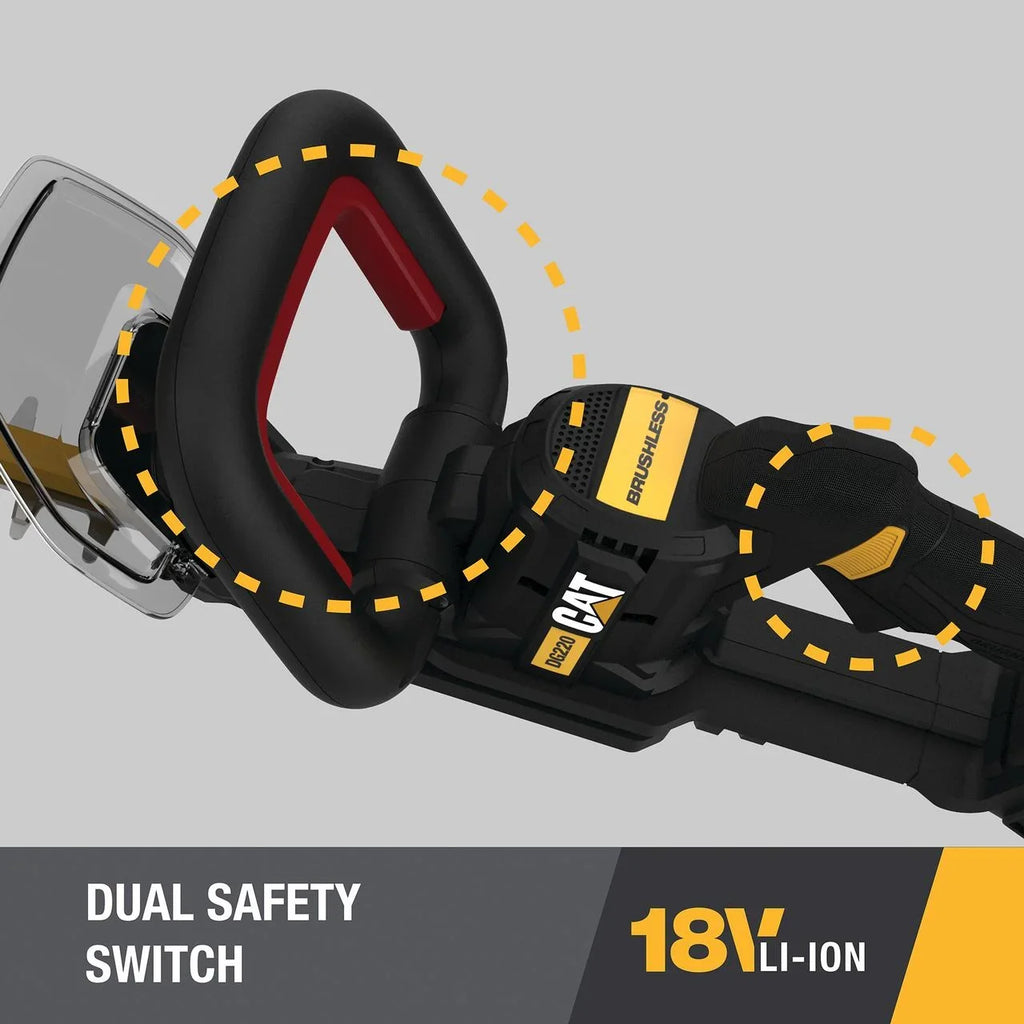 Caterpillar Cat®  18V Brushless 24" Cordless Hedge Trimmer with Battery