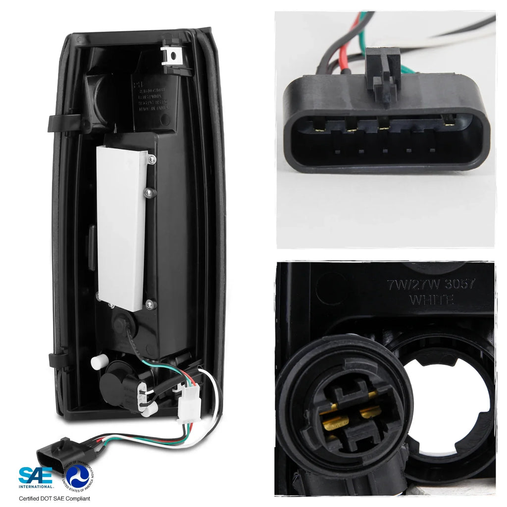 Fits Smoke 94-98 Chevy  / Headlights+ Bumper+Black Smoke  Tail Lights Fits select: 1994-2000  -400, 1995-2000