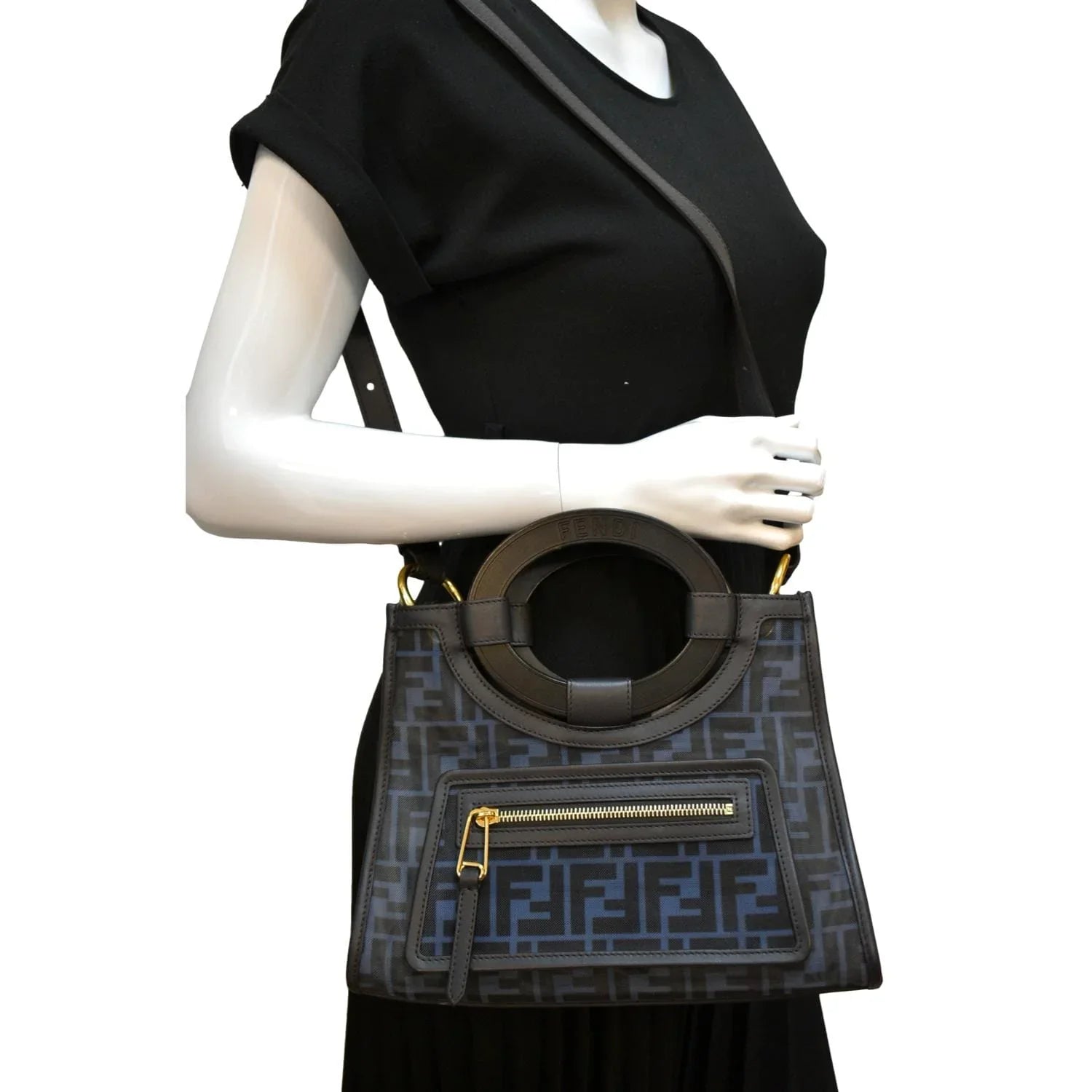 Pre-owned  Runaway Shopper Small   Leather Tote Bag Black