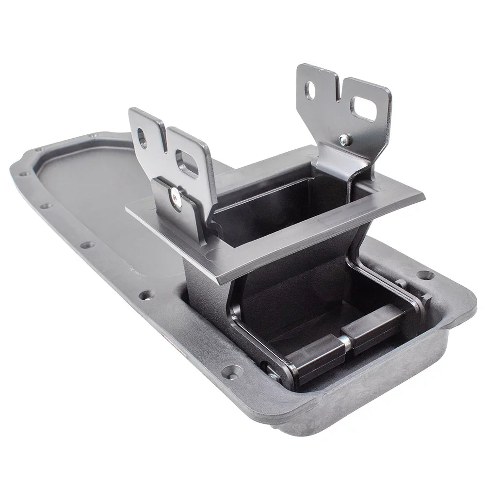 Brock Replacement Black Full Center Console Armrest Repair Kit Base & Hinges Compatible with 04-11 Ranger Pickup Truck 3L5Z 10047A20