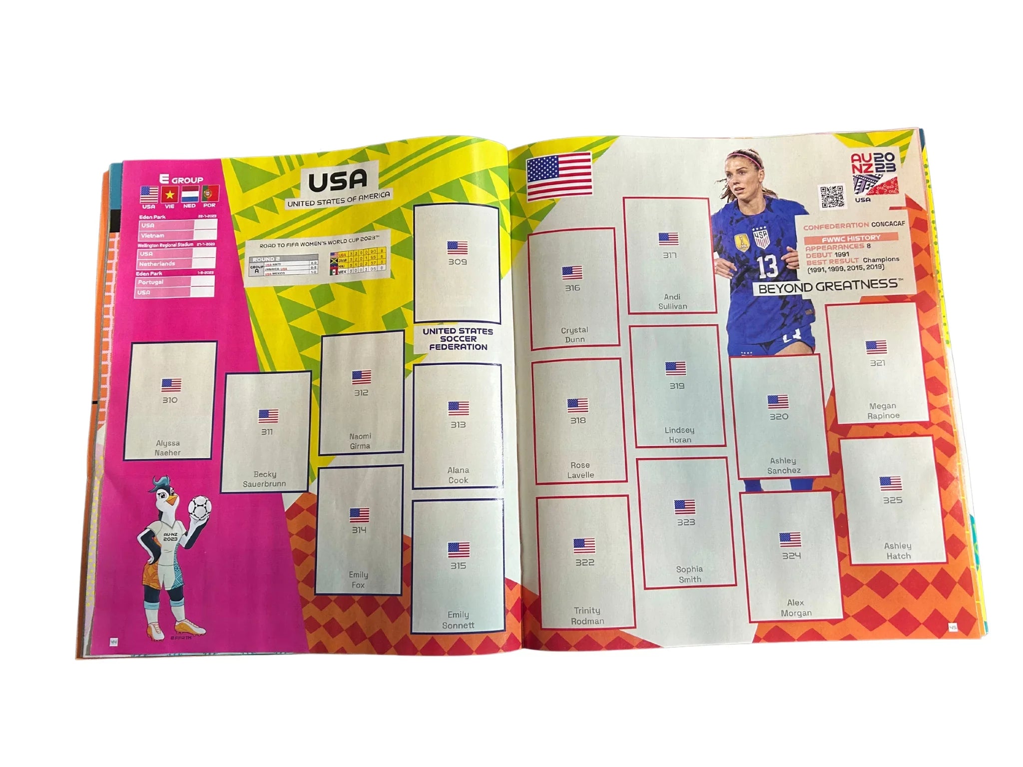 Panini  Women's World Cup 2023 Soft Cover Album with 2 Stickers Boxes -  Version