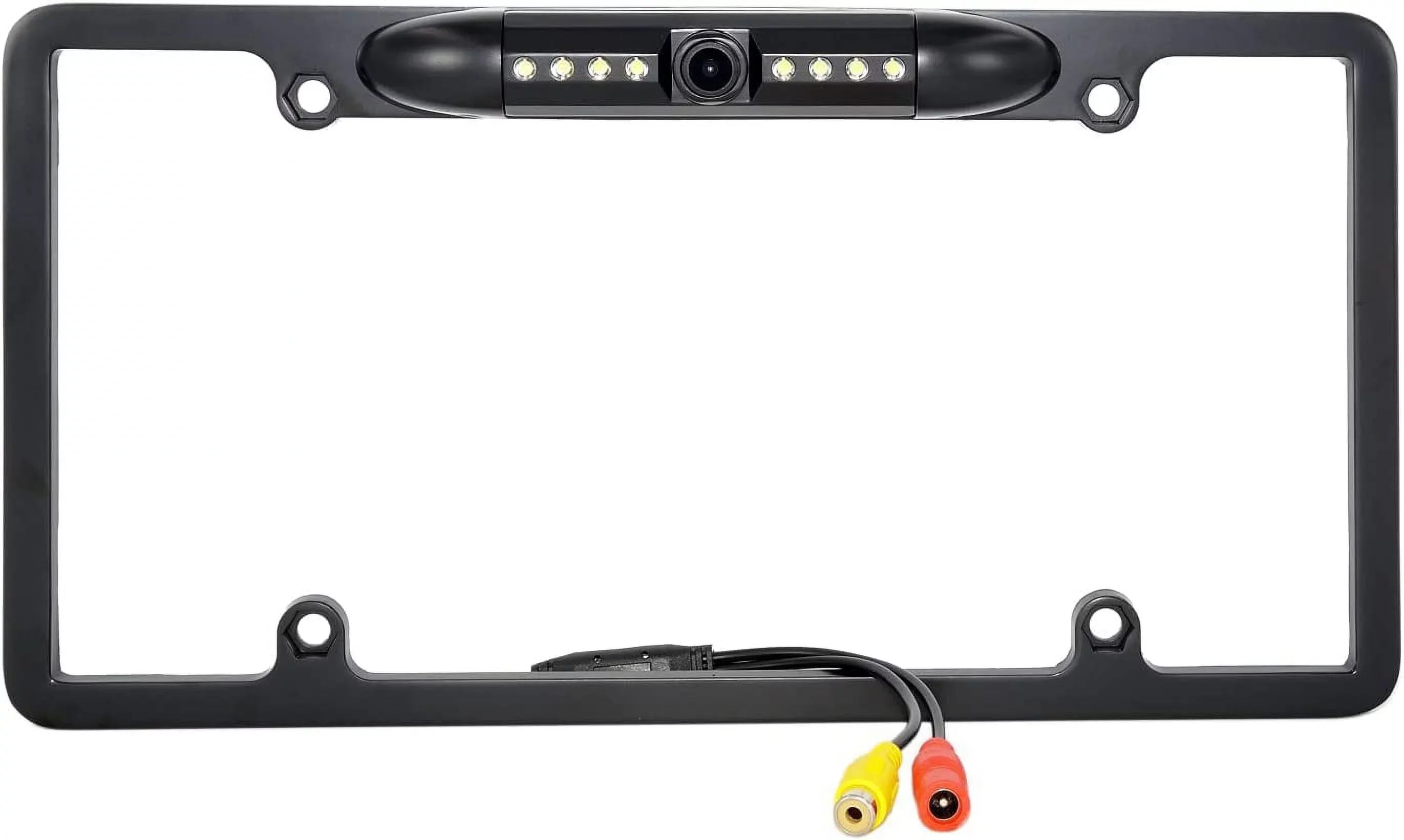 Backup Camera Rearview License Plate Frame for  -  Black