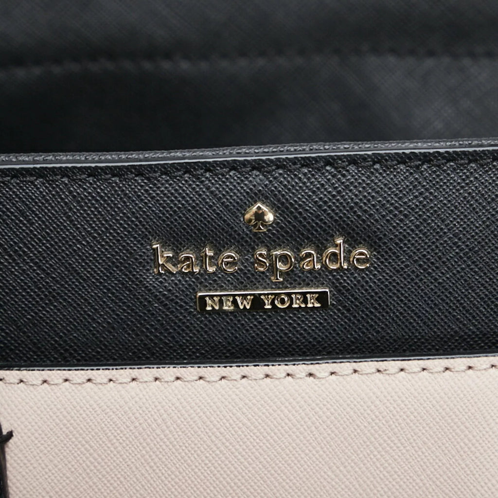 Pre-Owned Kate spade     handbag  pink black leather ladies Spade (Good)