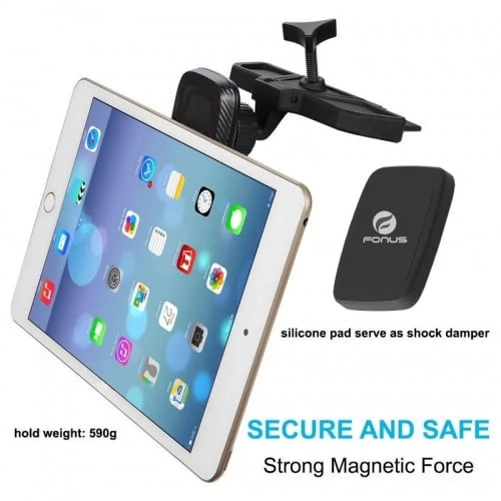 Slot Car Mount for Motorola Moto  (2020) Phone - Magnetic Holder Swivel Dock Strong Grip  Player Slot Strong Magnets
