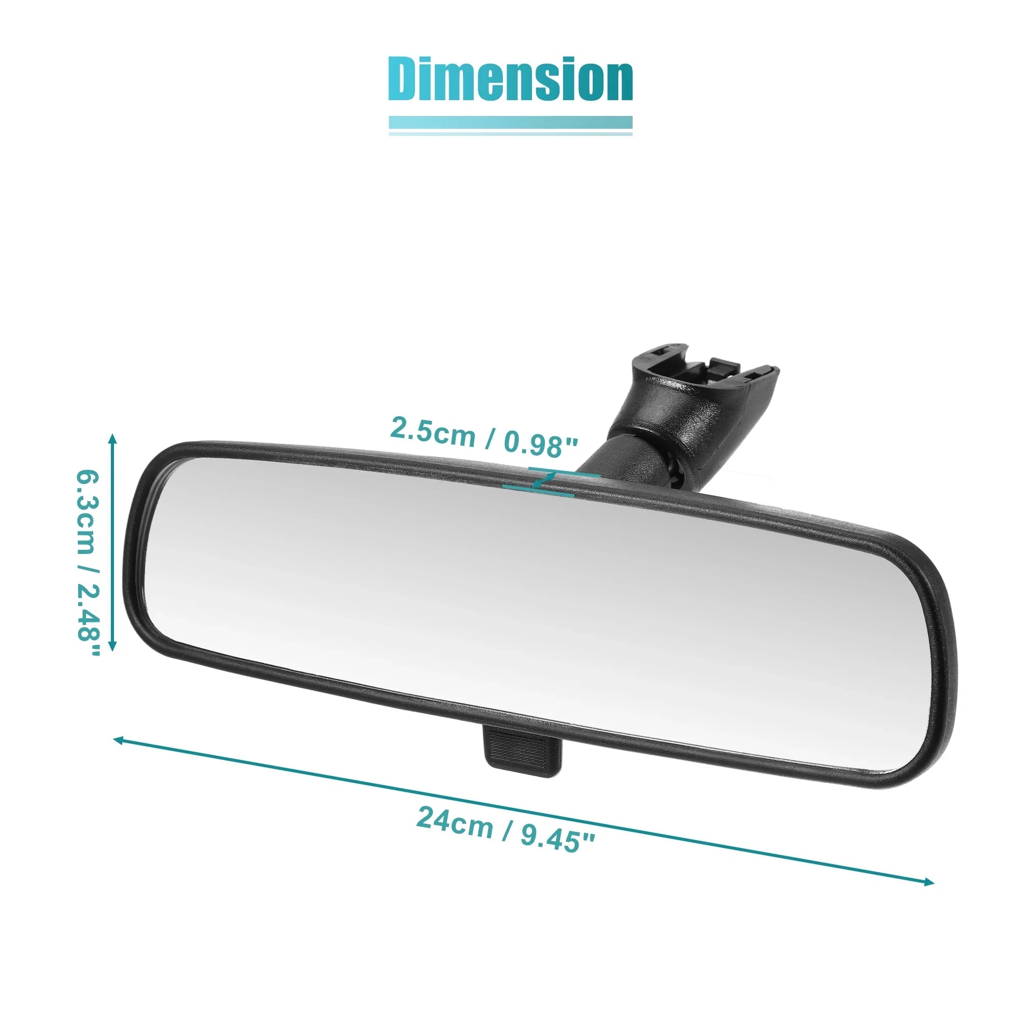 Unique Bargains Rear View Mirror Car Interior Inner Rearview Mirror Black No.963212DR0A for Nissan Altima 1993-2022